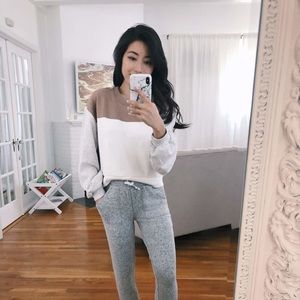 Abercrombie color block sweatshirt